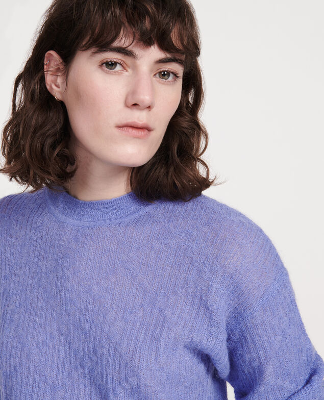 Pullover aus Baby-Alpaka Persian jewel