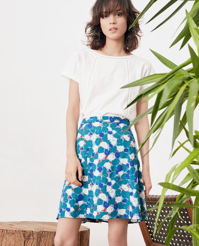Gemusterter Rock Blossom shadow pacific green