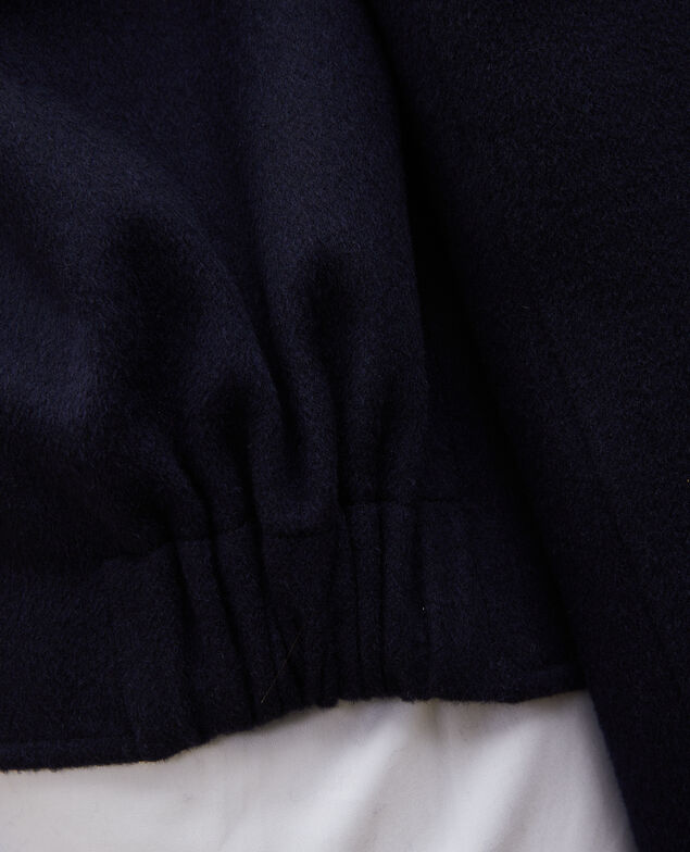  Jacke aus Doubleface-Wolle Night sky