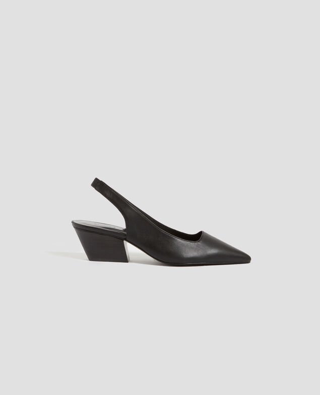 Slingbacks aus Leder H092 black