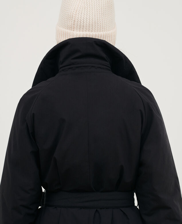 Langer Trenchcoat Black beauty