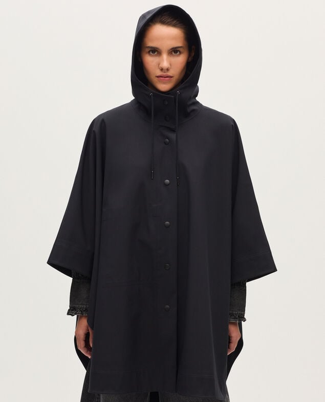 Regencape mit Kapuze H091 black beauty