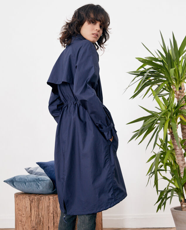 Leichter Parka Marine