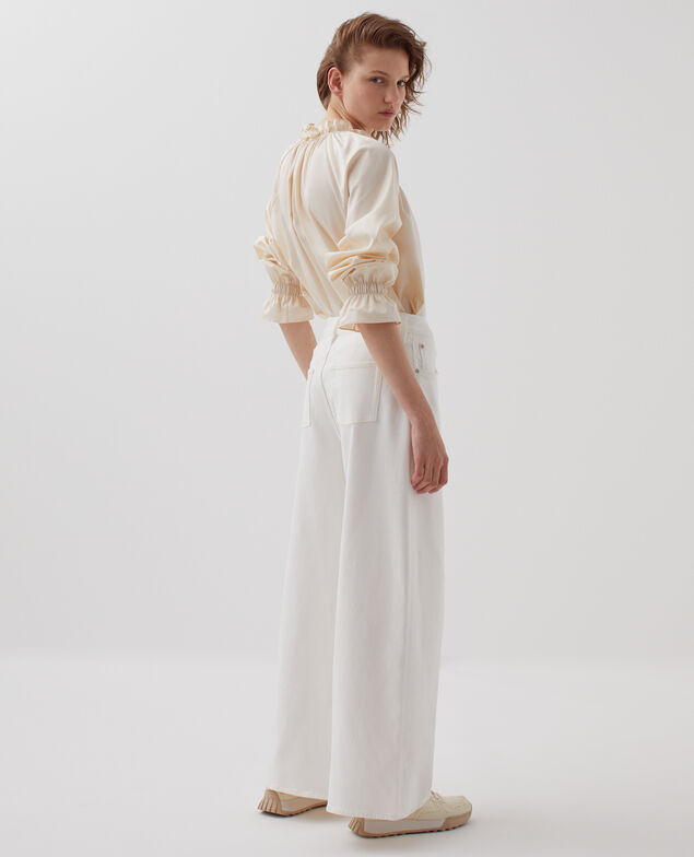 JEANETTE - Wide Jeans H003 white