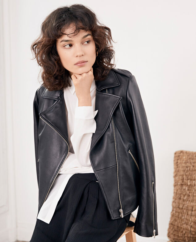 Lederjacke Noir