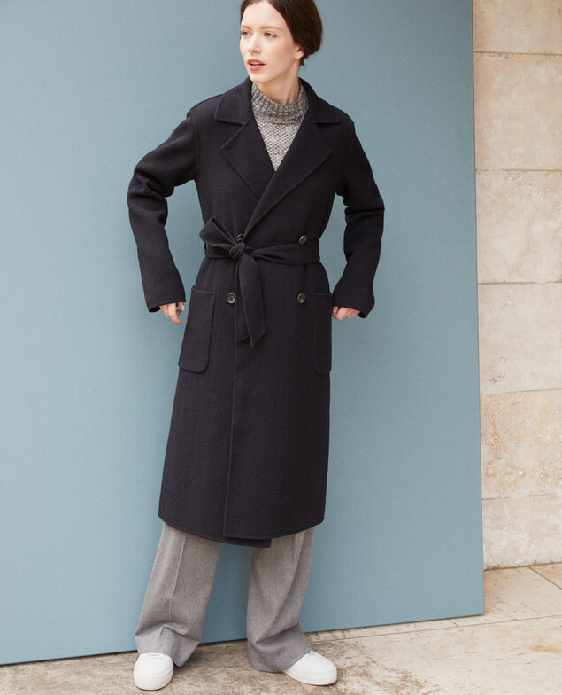 Doppelseitiger Mantel Dark navy