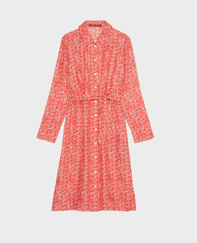Kleid Feuillage fiery red