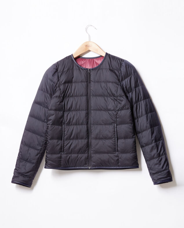 Wendebare Daunenjacke Purple/navy