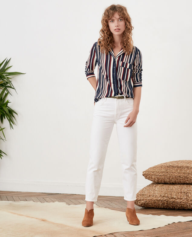 Vintage-Jeans Blanc