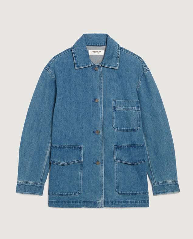Workwear-Jacke aus Baumwolle K670 mid dark vintage