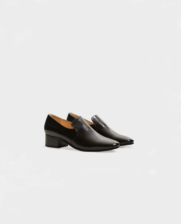 Mokassins aus Leder Black beauty