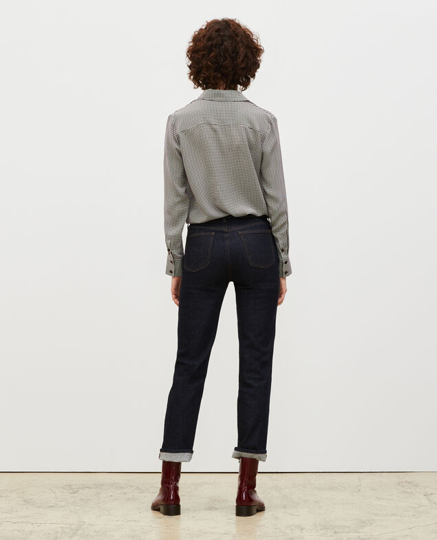 SLIM STRAIGHT - Gerade Jeans aus unbehandeltem Denim Denim rinse