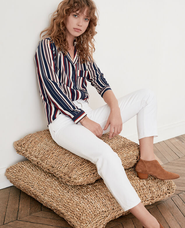 Vintage-Jeans Blanc
