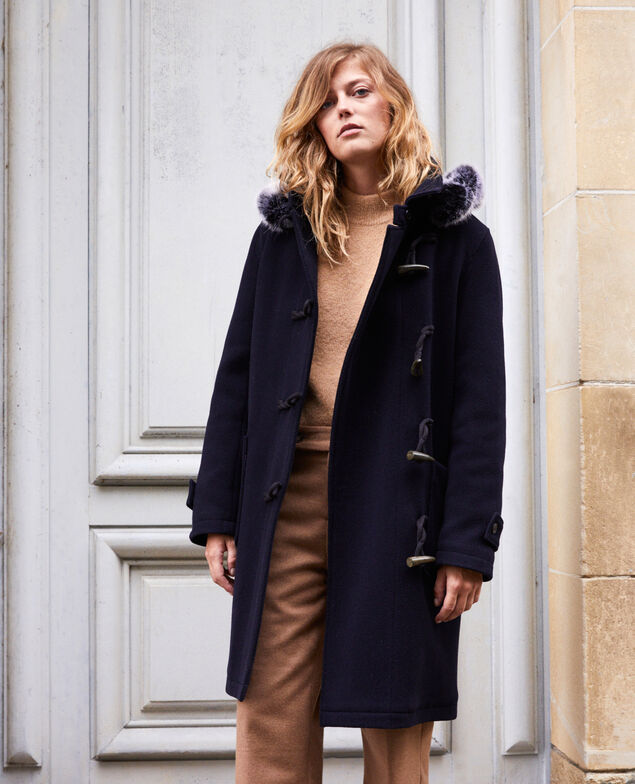 Mantel im Dufflecoat-Stil Dark navy
