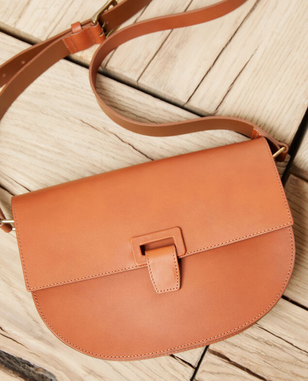  Große Halbmond-Tasche Camel