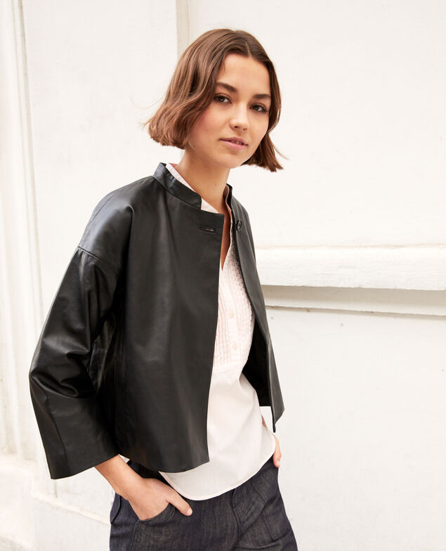 Lederjacke Noir