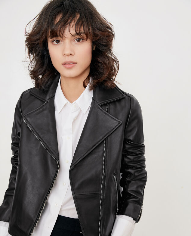 Lederjacke Noir