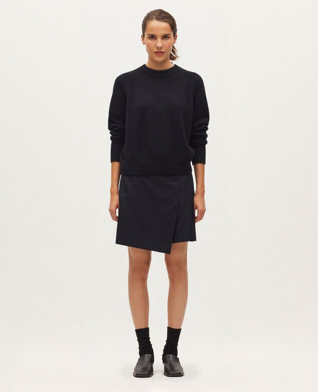 Pullover aus Kaschmir H091 black beauty