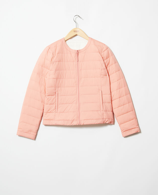 Legendäre Daunenjacke Mademoiselle Plume Salmon pink/champagne