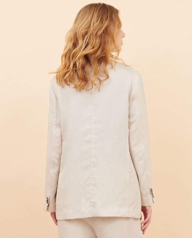 Blazer aus Mischleinen 30 natural