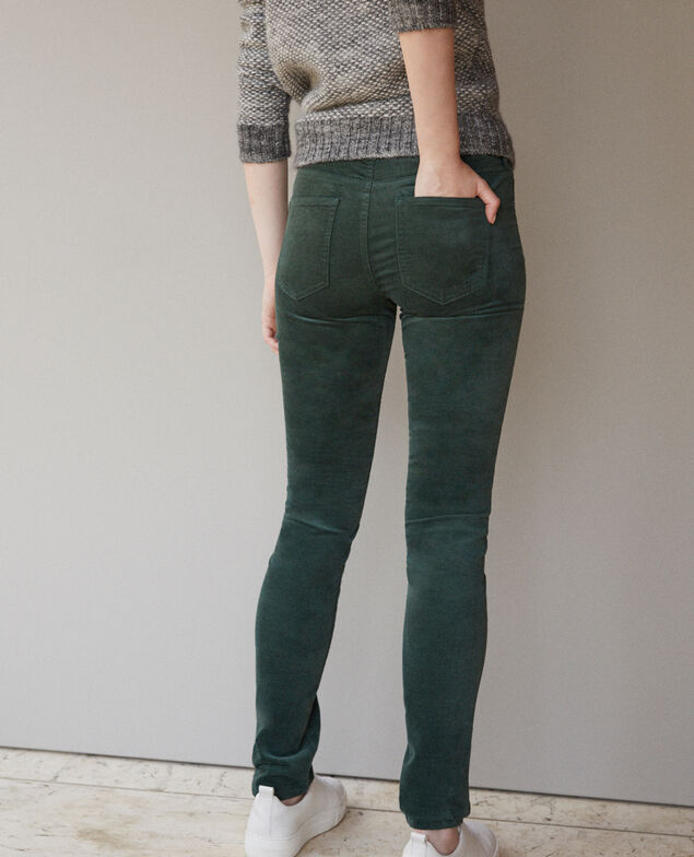 Slim-Jeans Forest green