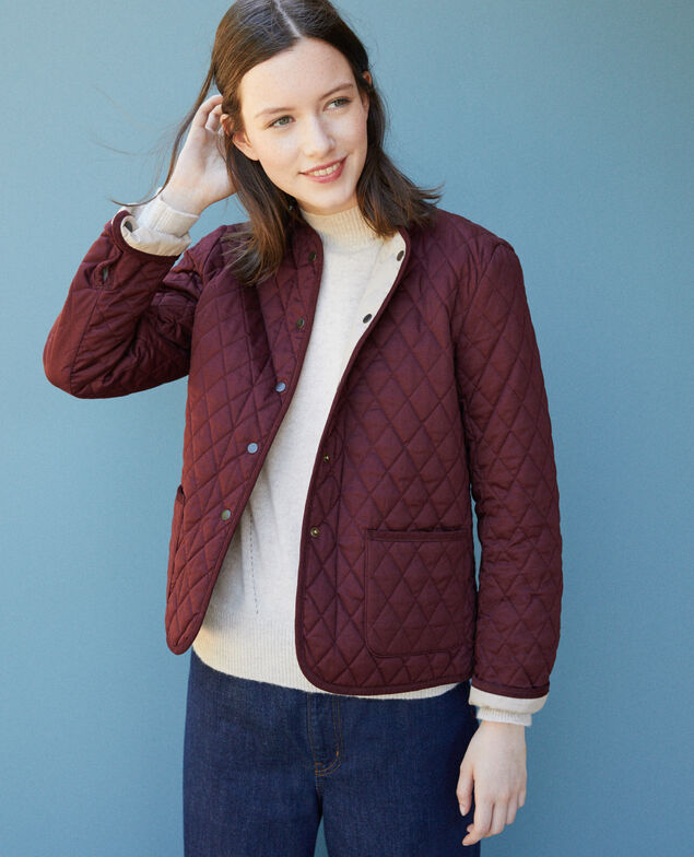 Beidseitig tragbare, kurze Jacke Decadente chocolate