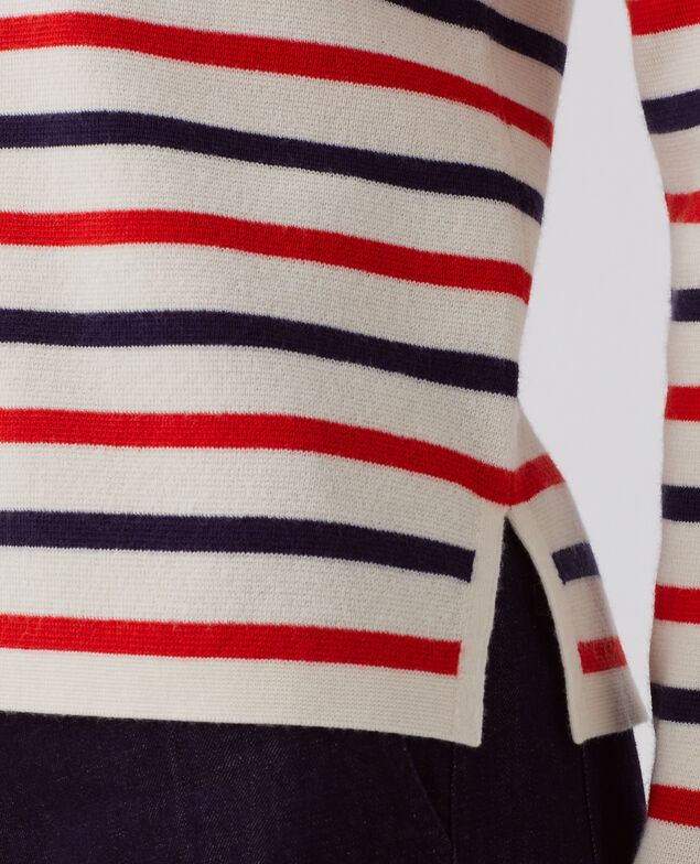 MADDY - Pullover aus Merinowolle im Marinelook H004 st_tricolore