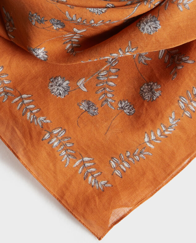 Bandana aus gemusterter Baumwolle Pumpkin spice