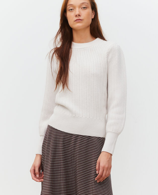 Wollpullover mit Rundhalsausschnitt Jet stream