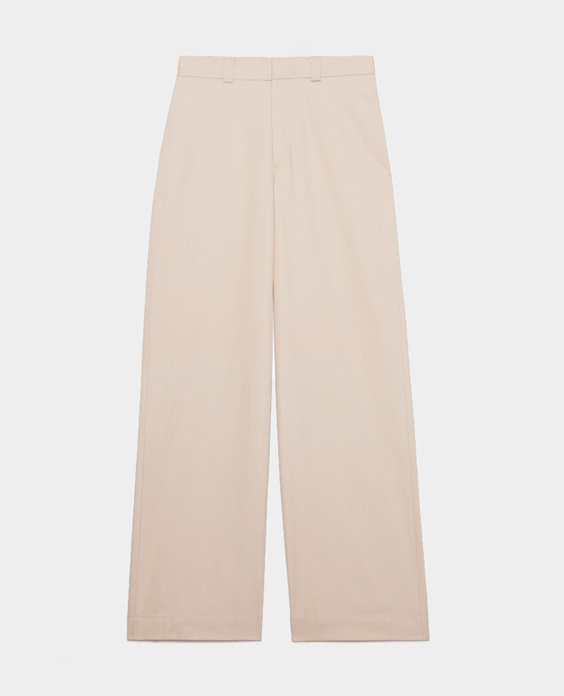 Maskuline Hose aus Baumwolle Oxford tan