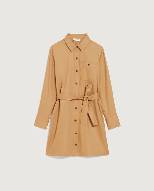 Kurzes Workwear-Hemdkleid K320 prairie sand