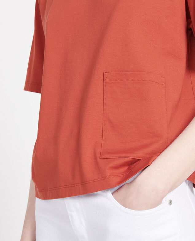 Boxy T-Shirt aus merzerisierter Baumwolle Ketchup
