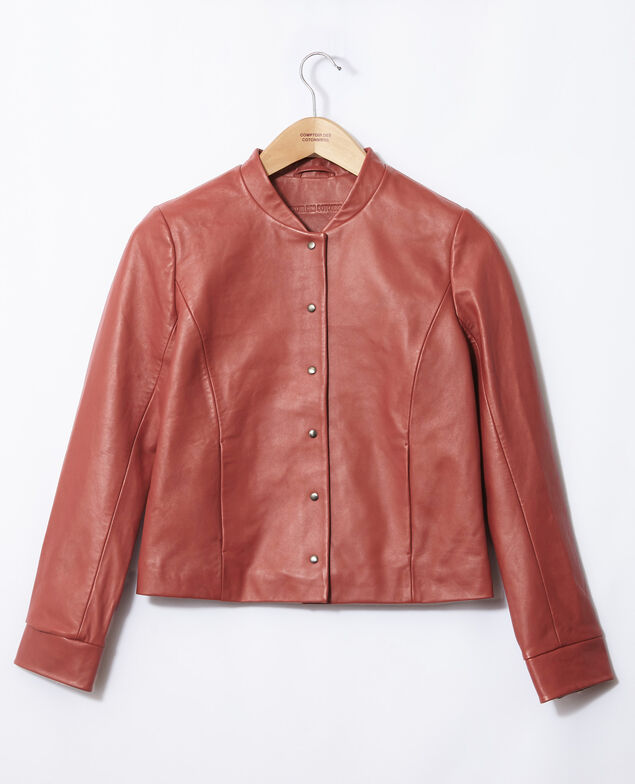 Lederjacke im Bomberjackenstil Cowhide