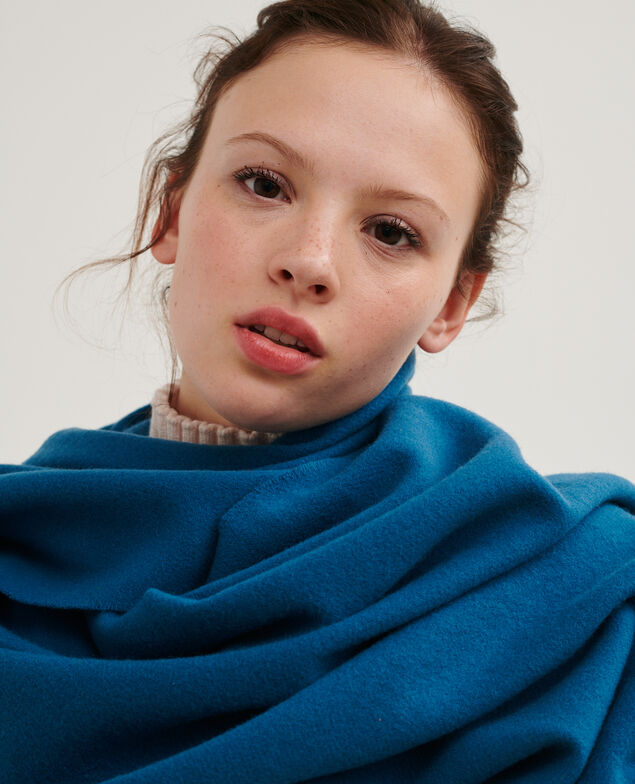 Wollschal 4258 blue_coral