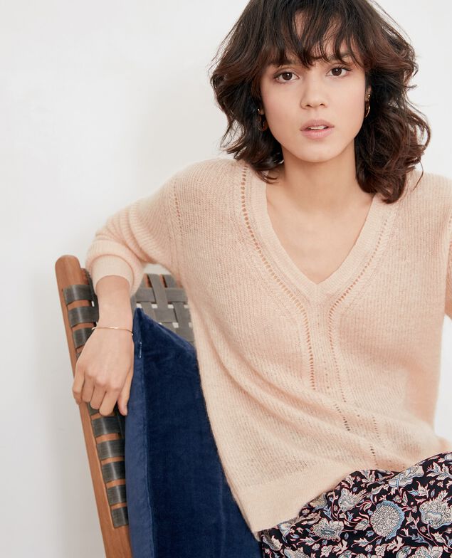 Pullover mit Mohair Nude