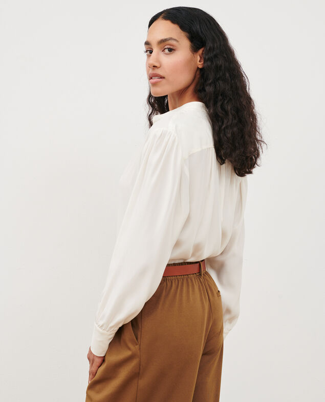 Seidenbluse 4224 gardenia