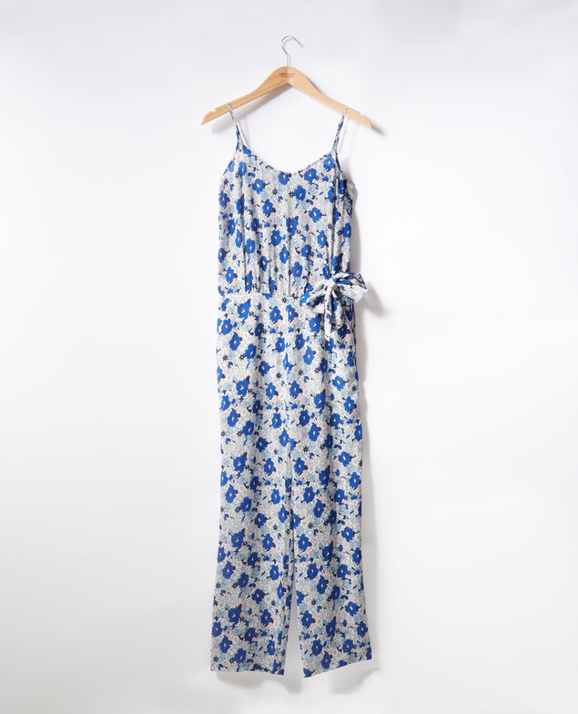 Seiden-Overall Summer bloom ultra marine