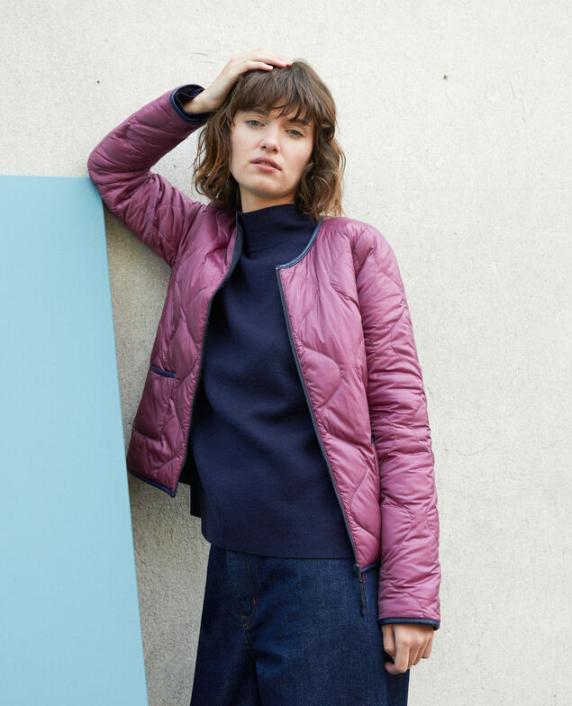 Wendebare Daunenjacke Purple/navy