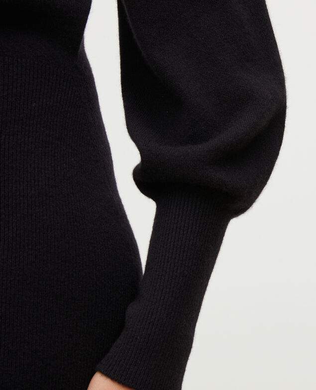 Pulloverkleid aus Kaschmir Black beauty