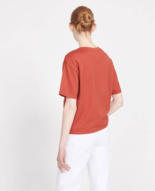 Boxy T-Shirt aus merzerisierter Baumwolle Ketchup