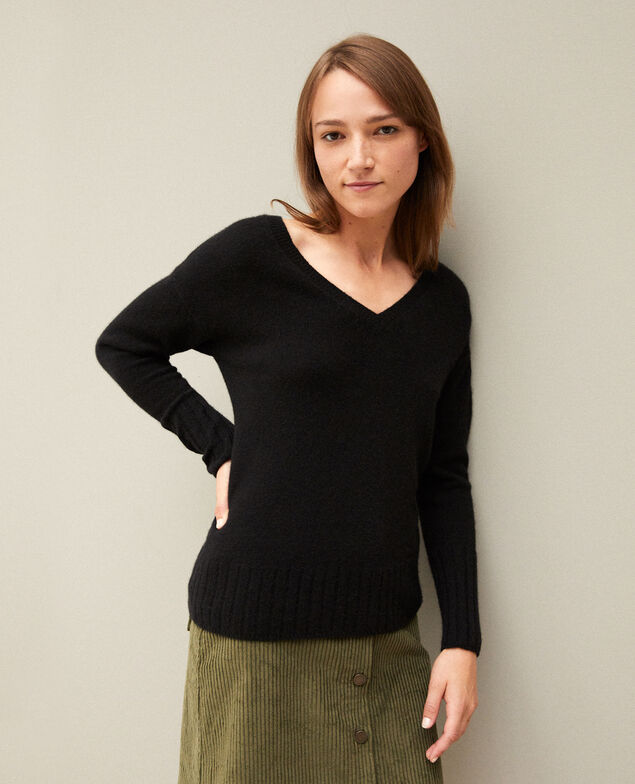 Pullover aus Kaschmir Noir