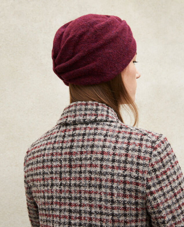 Mütze im Stil eines Turbans Braun