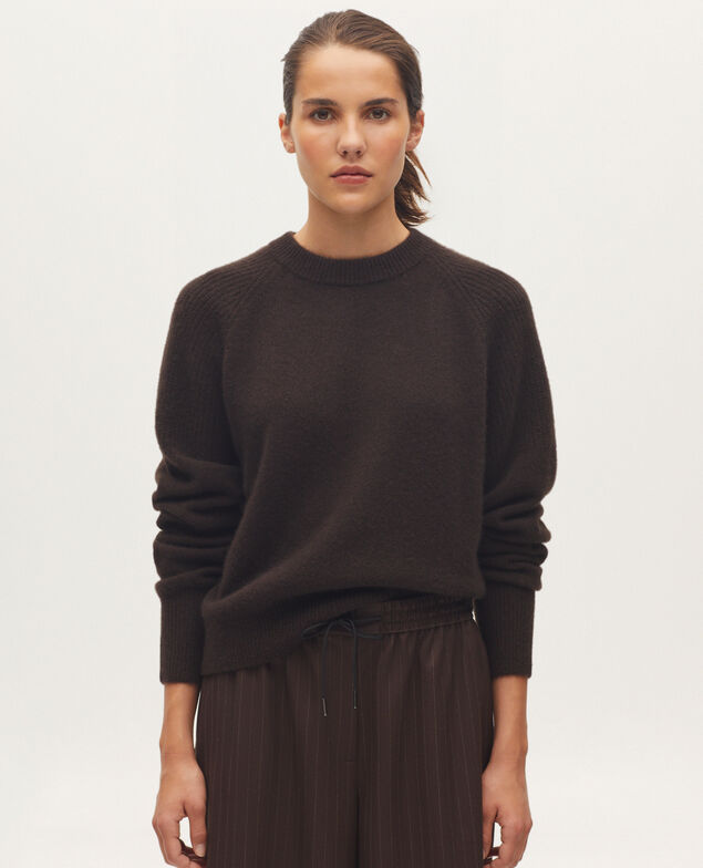 Pullover aus Kaschmir K390 taupe brown