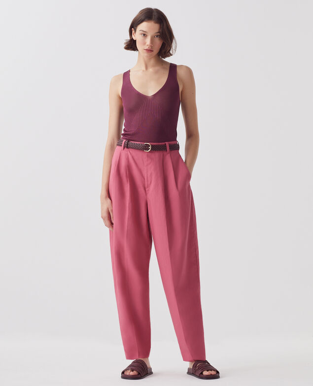 Faltenhose J130 baroque rose