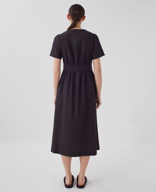 Midi-Kleid U090 black