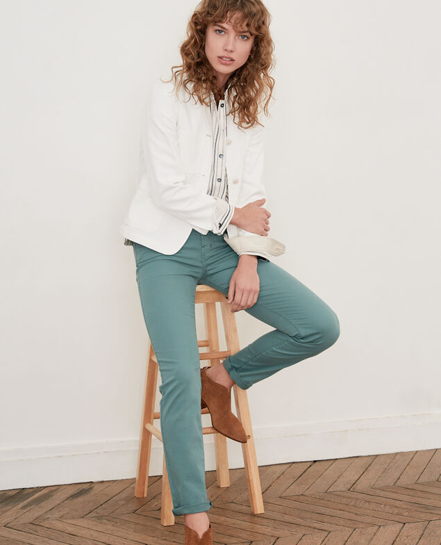 Jeans in Zigarettenform Peppermint