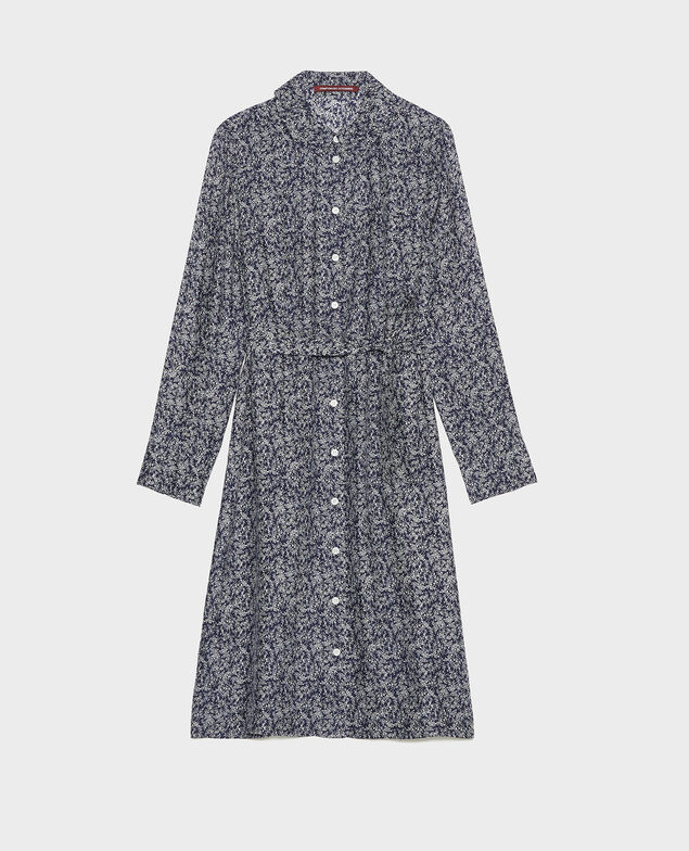 Kleid Feuillage maritime cream