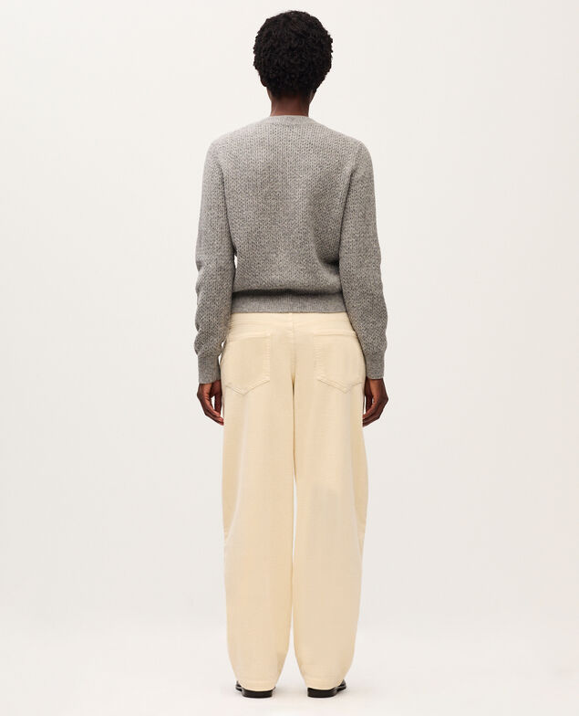 Cardigan mit Rundhalsausschnitt  U020 light gray