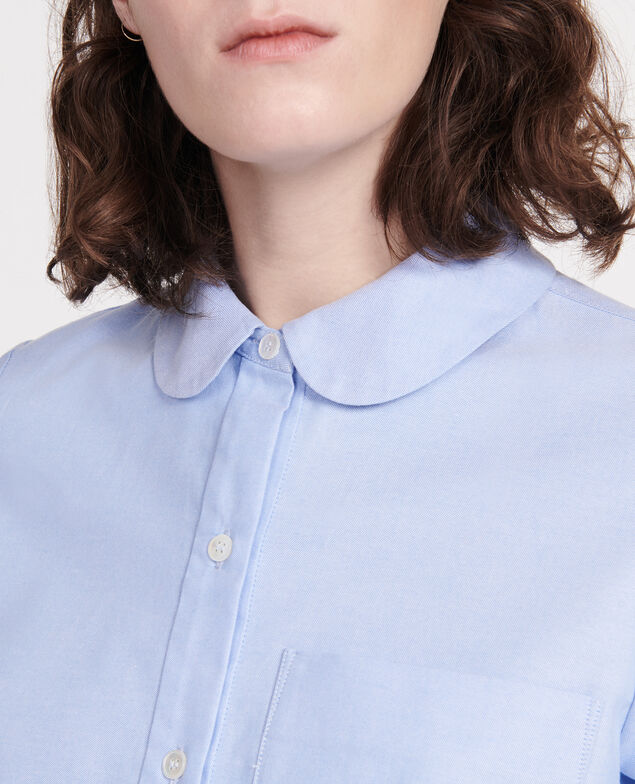 Baumwollbluse  Chambray blue