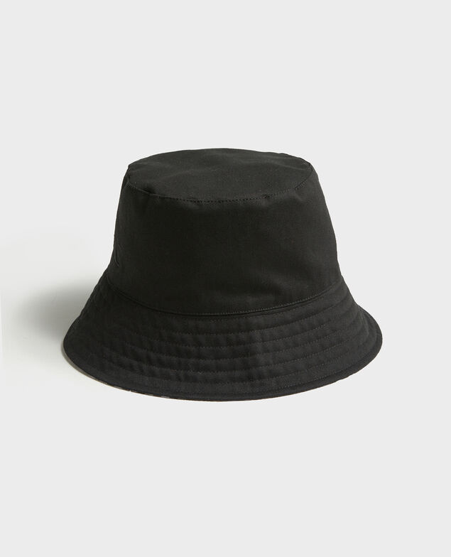 Bob mit breiten Rändern Black vichy black